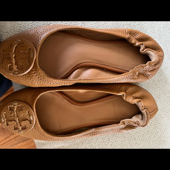 Tory Burch Reva ballet flats brown, tan - Picture 3 of 5